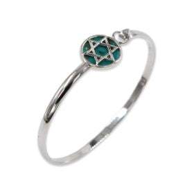 David star bracelet - Onyx stone