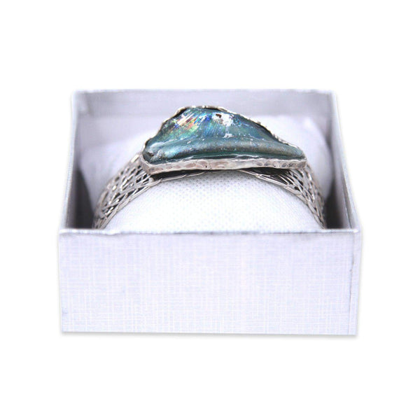 Siver Net braclet - Roman Glass