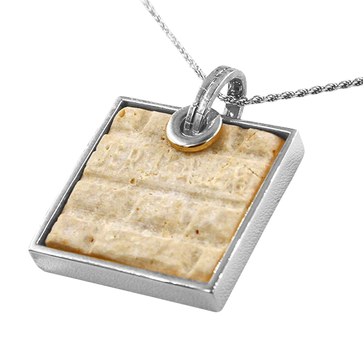 תליון כסף הכותל המערבי - אבן ירושלים זהב
