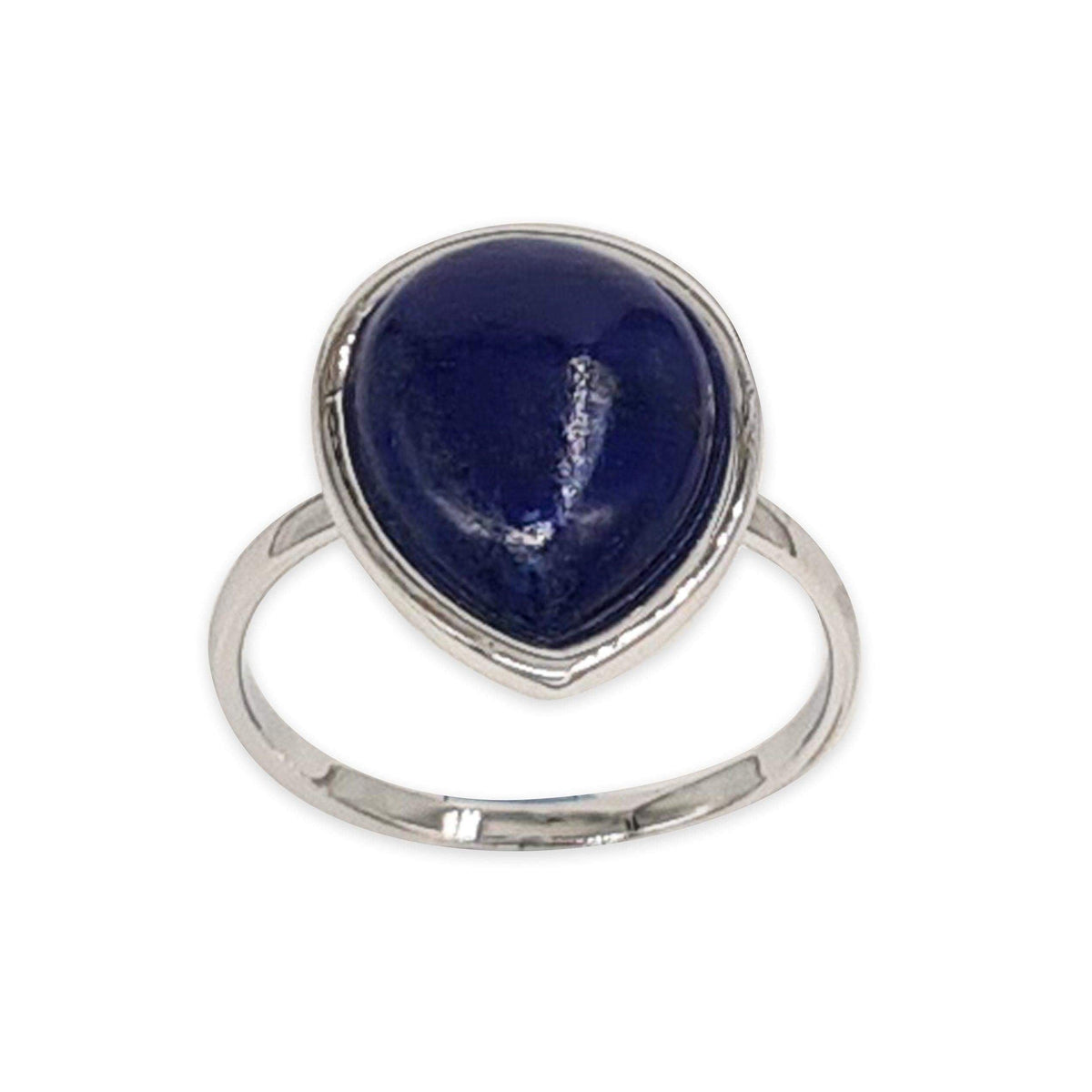Teardrop silver ring - Turquoise stone