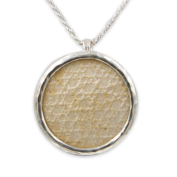David star 14K Vermeil pendant - Gold Jerusalem Stone