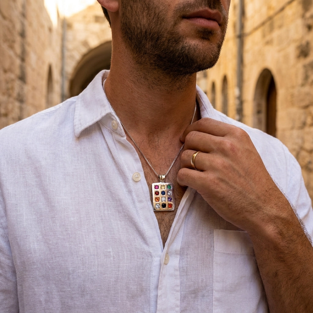 תליון אבני החושן תליון לוחית החזה חושן