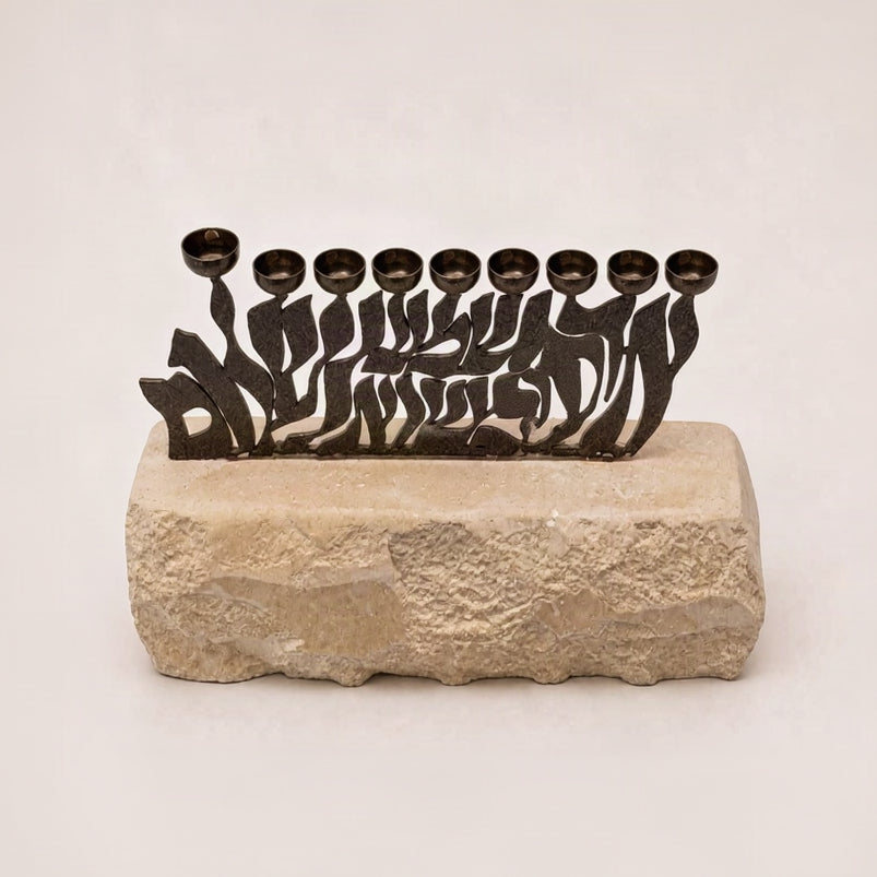 חנוכיית אור של מילים
