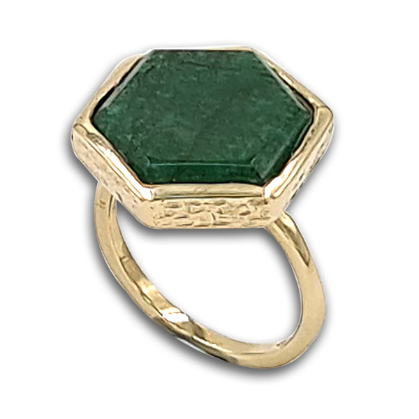 Emerald 14K gold  Ring
