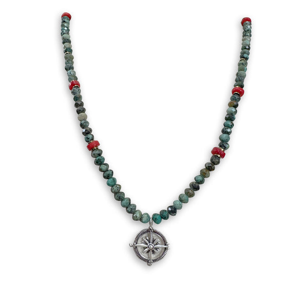 שרשרת קורל ביץ מצפן