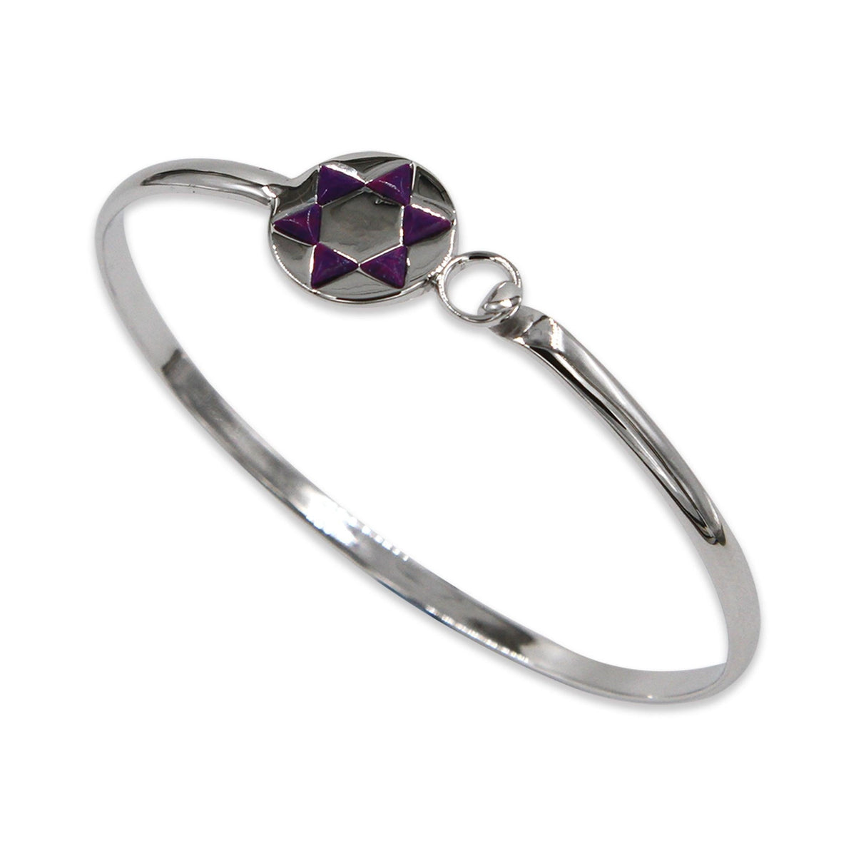 David star bracelet -Turquoise stone-Agat Art Design LTD-silver,STONE