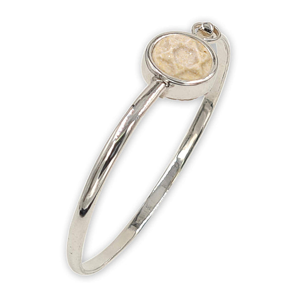 David star bracelet -Gold Jerusalem stone