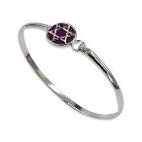 David star bracelet - Onyx stone