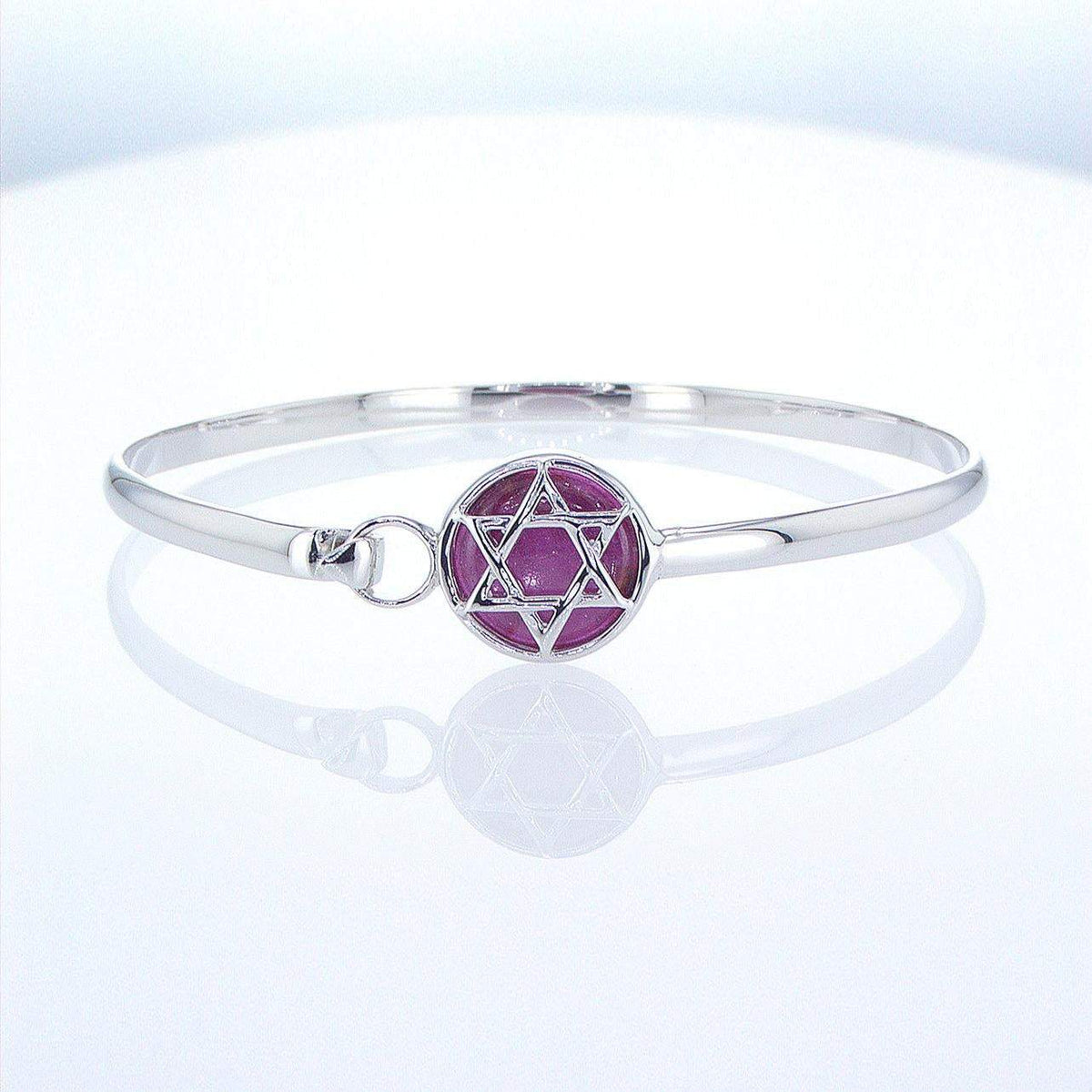David star bracelet - Onyx stone