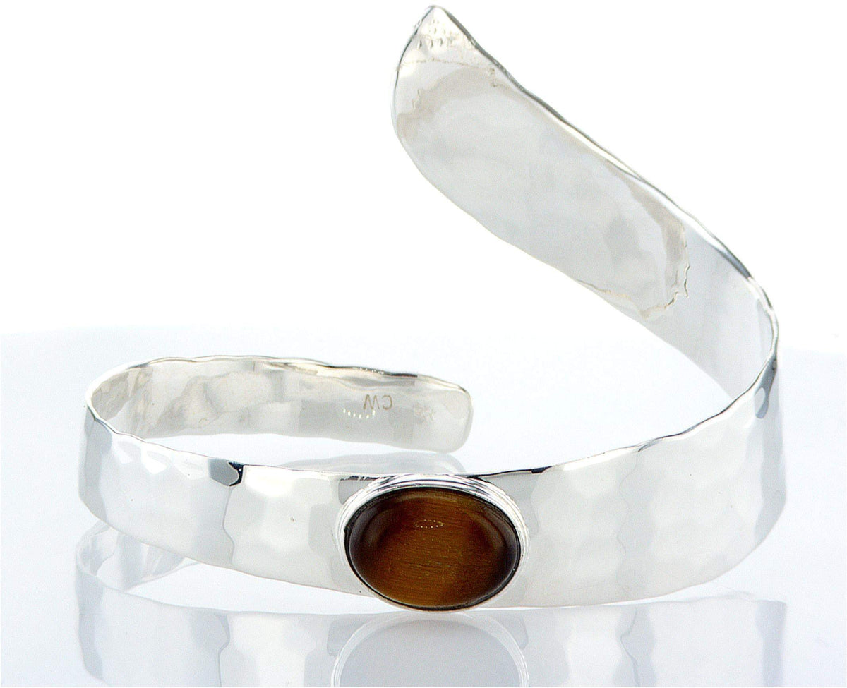 Silver cuff Bracelet Turquoise-Agat Art Design LTD-925 silver bracelet,August birthstone,bangel,boho,December birth,gift for her,hammering,handmade jewelry,Statement,Tiger Eye,Turquoise stone bracelet for women,woman bracelet