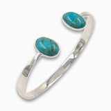 92.5 Silver  Bracelet Turquoise-Agat Art Design LTD-925 silver bracelet,artisan,August birthstone,bangel,boho,December birth,gemstone,gift for her,handmade jewelry,Statement,Tiger Eye Bracelet,Turquoise stone cuff bracelet for women,woman bracelet