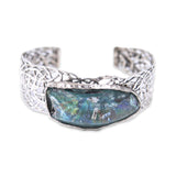 Siver Net braclet - Roman Glass