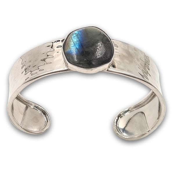 צמיד כסף 925 מרוקע - לברדוריט 1