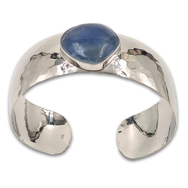 צמיד כסף 925 מחושל - פלואוריט