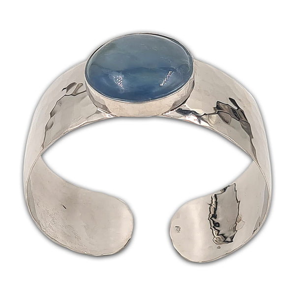 צמיד כסף 925 מחוספס - פלואוריט 1