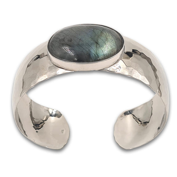 צמיד כסף 925 מחומש - לברדוריט 4