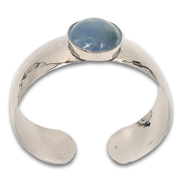 צמיד כסף 925 פטיש - פלוריט 2