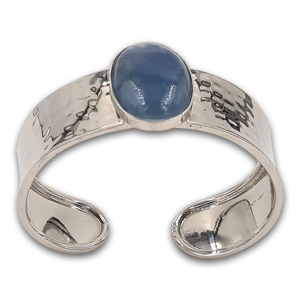 צמיד כסף 925 מחושל - פלואוריט 3