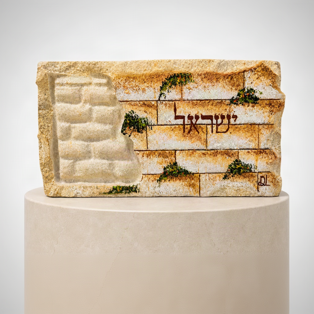 אבן הרי ירושלים - חריטת לבנים - ישראל