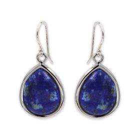 Teardrops Silver earring -Turquoise