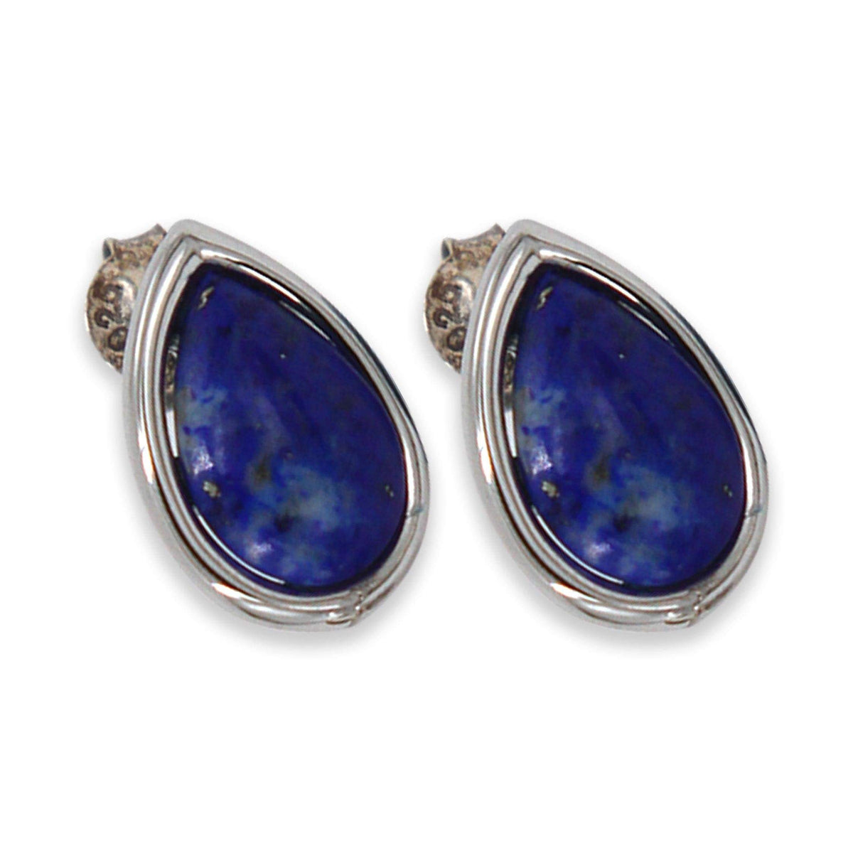 Stud Teardrop earring - Turquoise stone-Agat Art Design LTD-14K Gold,Eilat stone,gold,Lapis,onyx,Ruby,silver,STONE,turquoise