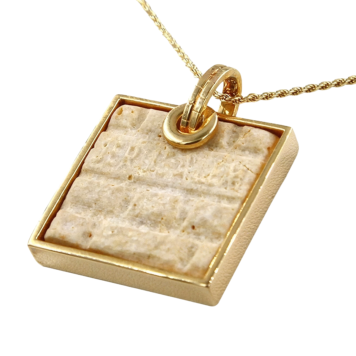 תליון כסף הכותל המערבי - אבן ירושלים זהב