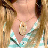 Israel map 14K vermeil pendant with genuine Emerald and Red Jerusalem stone-Agat Art Design LTD-45,50,55,silver,vermeil