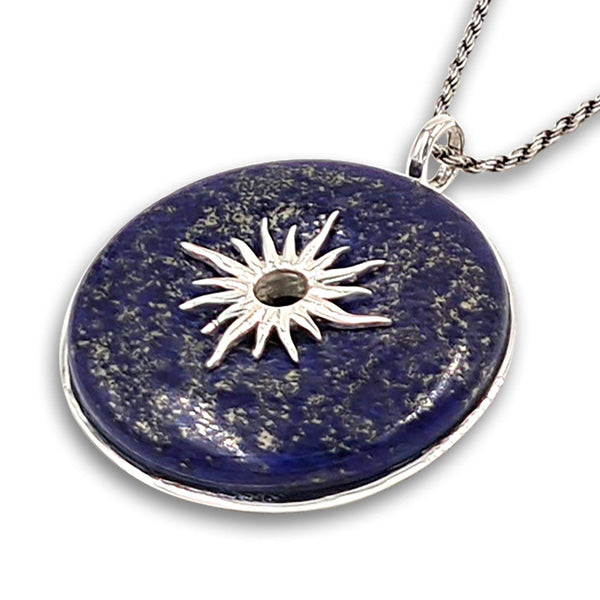 Lapis-Sun pendant