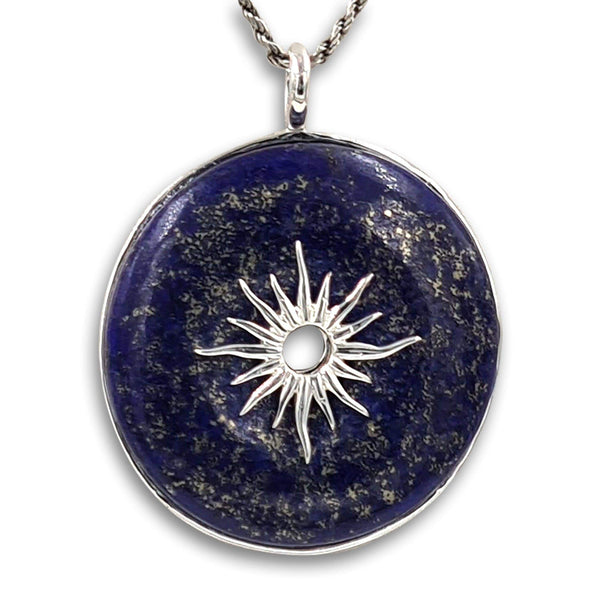Lapis-Sun pendant
