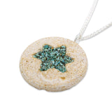 David star silver pendant with Jerusalem stone and Turquoise
