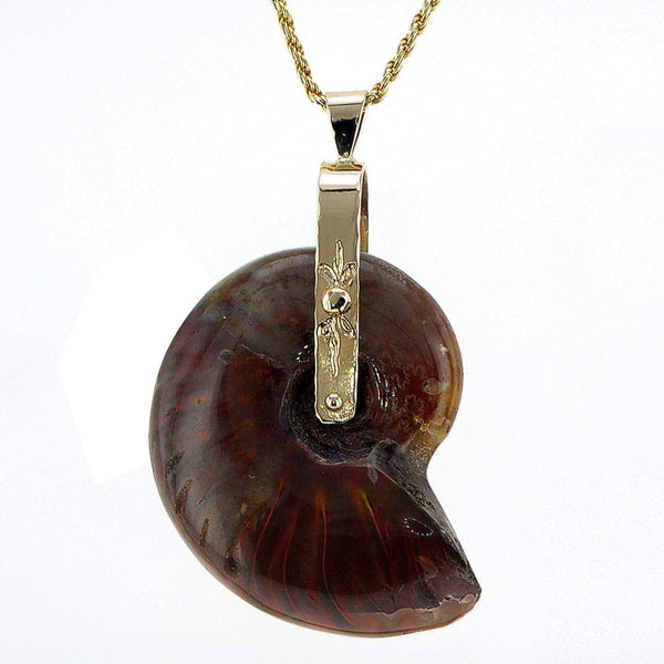 Spiral pendant - Fossil