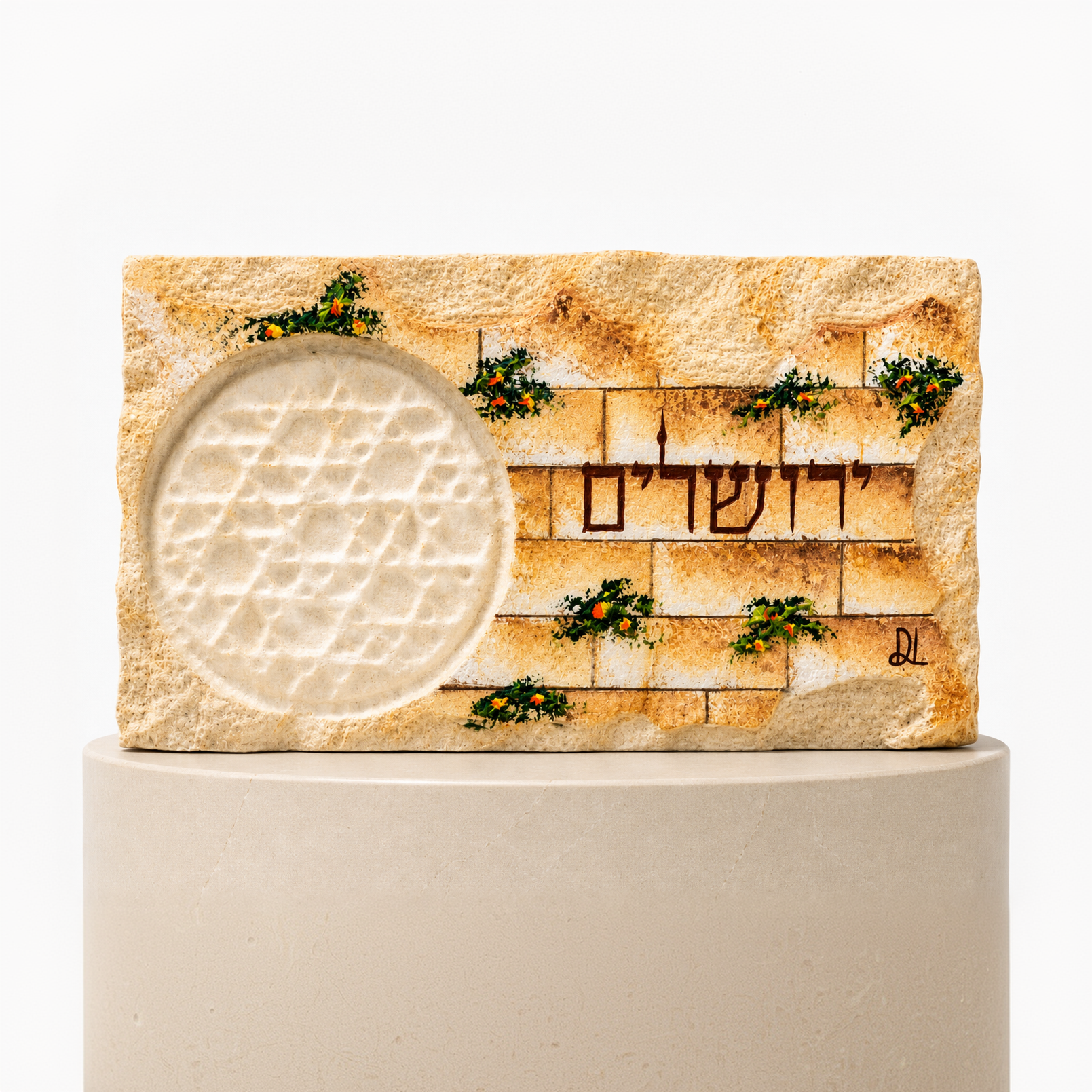 אבן הרי ירושלים - חריטת מגן דוד - ירושלים